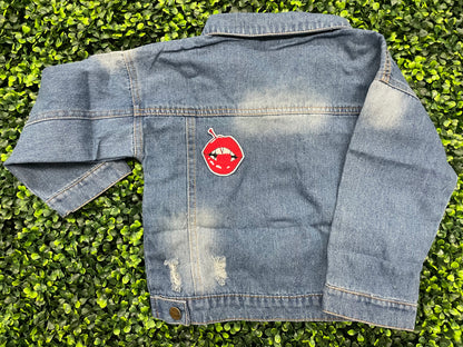 Cherry Lips Embroidered Patch