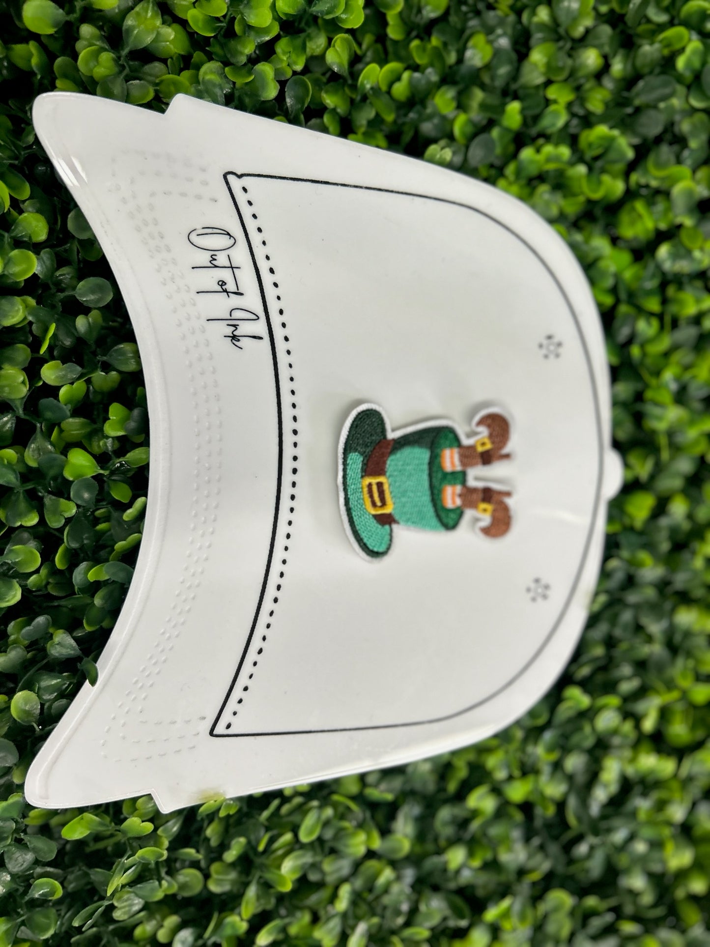 Leprechaun Legs in Hat Embroidered Patch