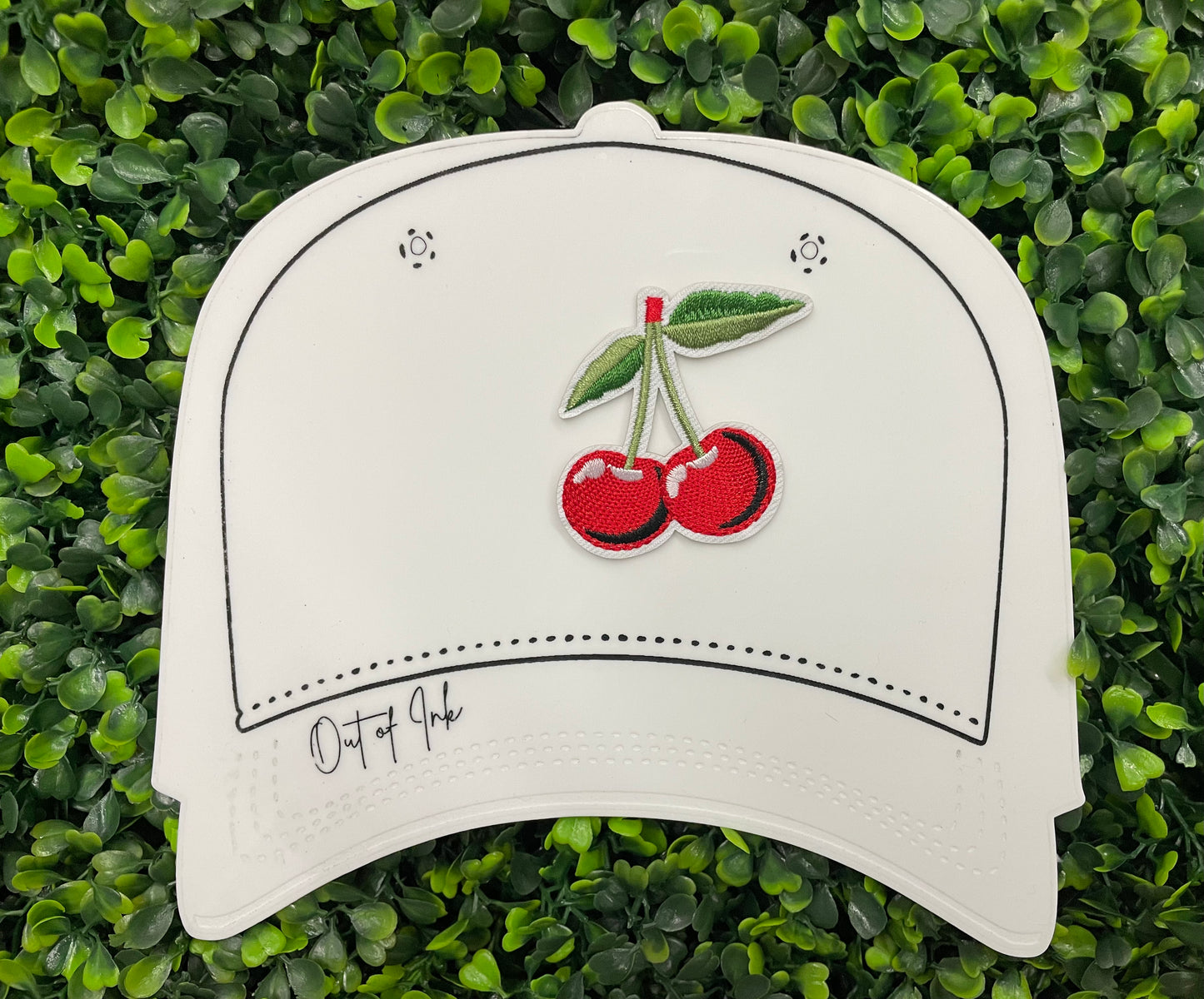 Double Cherry Embroidered Patch