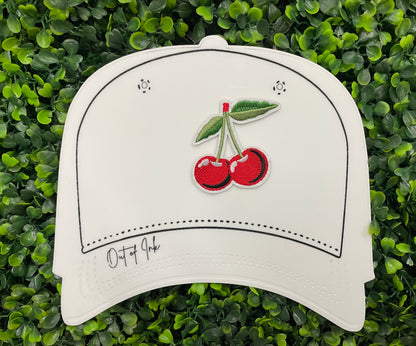 Double Cherry Embroidered Patch