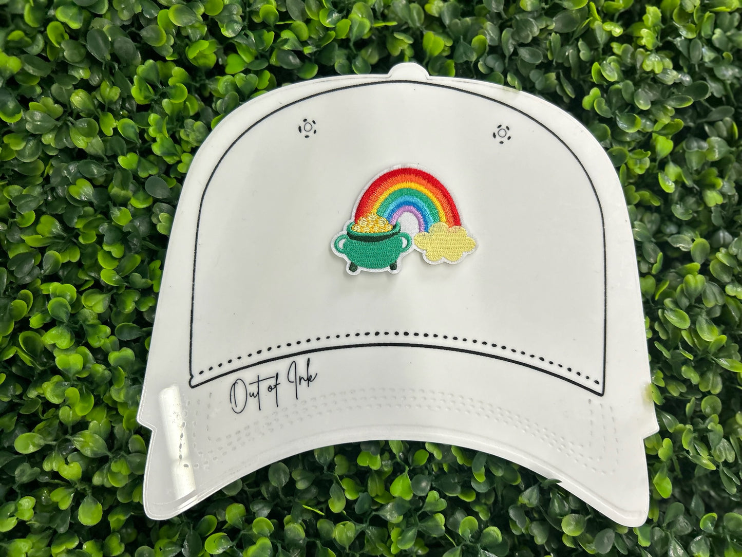 Rainbow and Pot of Gold Embroidered Patch