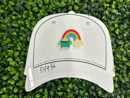 Rainbow and Pot of Gold Embroidered Patch