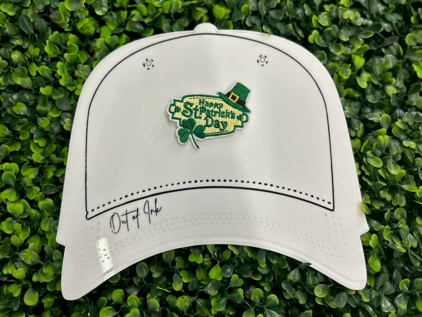 Happy St Patrick’s Day Sign Embroidered Patch