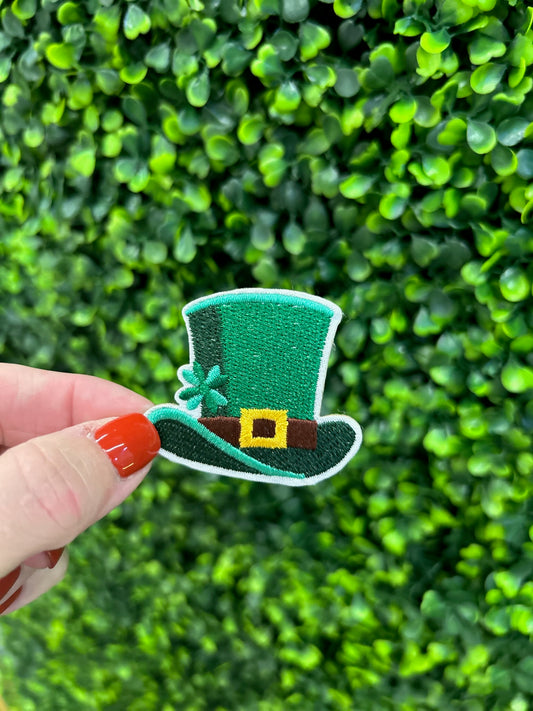 Leprechaun Hat Embroidered Patch