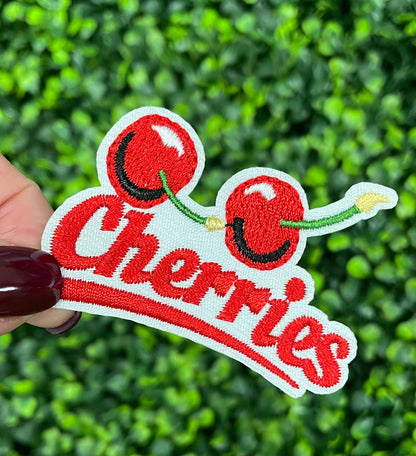Cherries Embroidered Patch