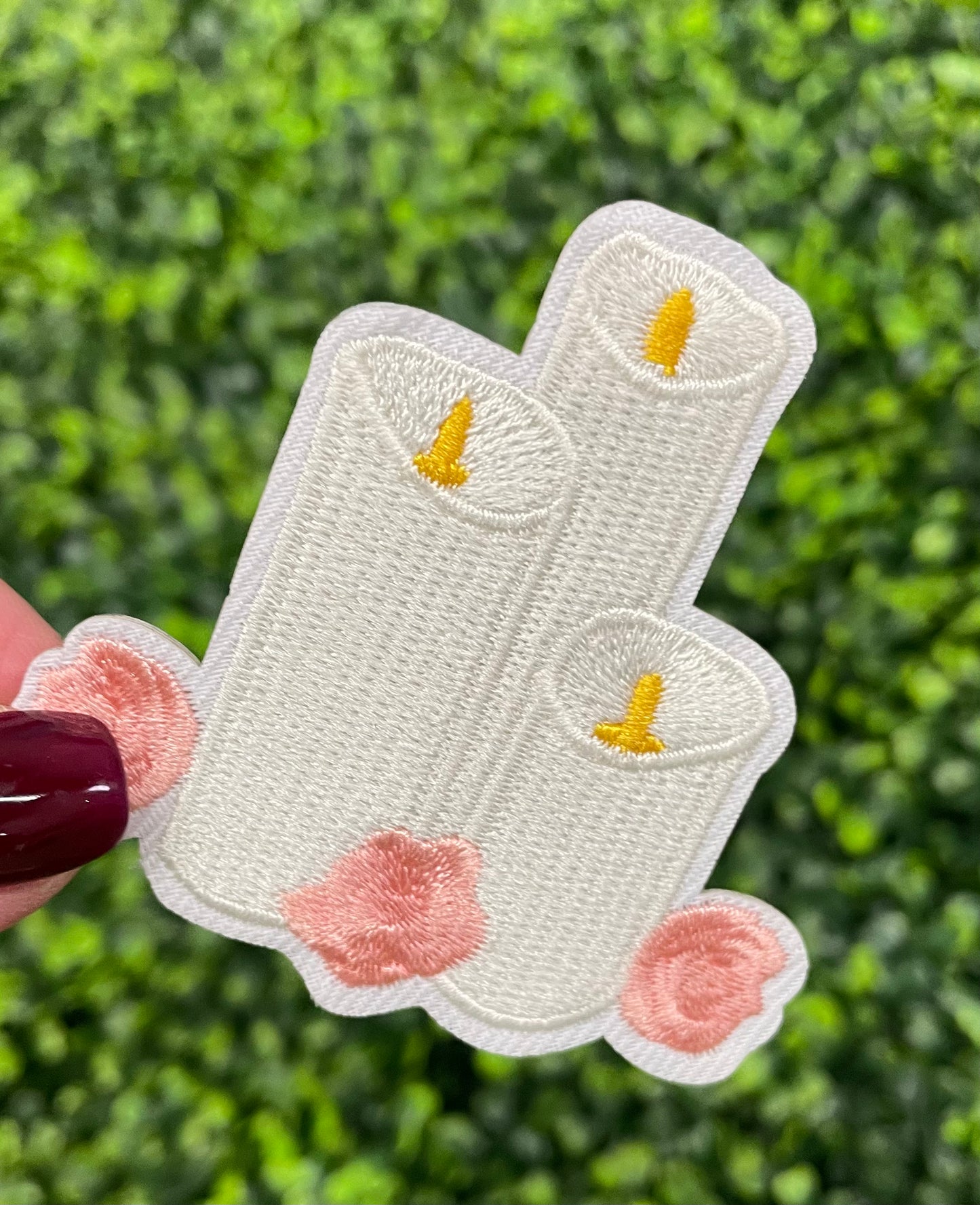 Candles & Roses Patch