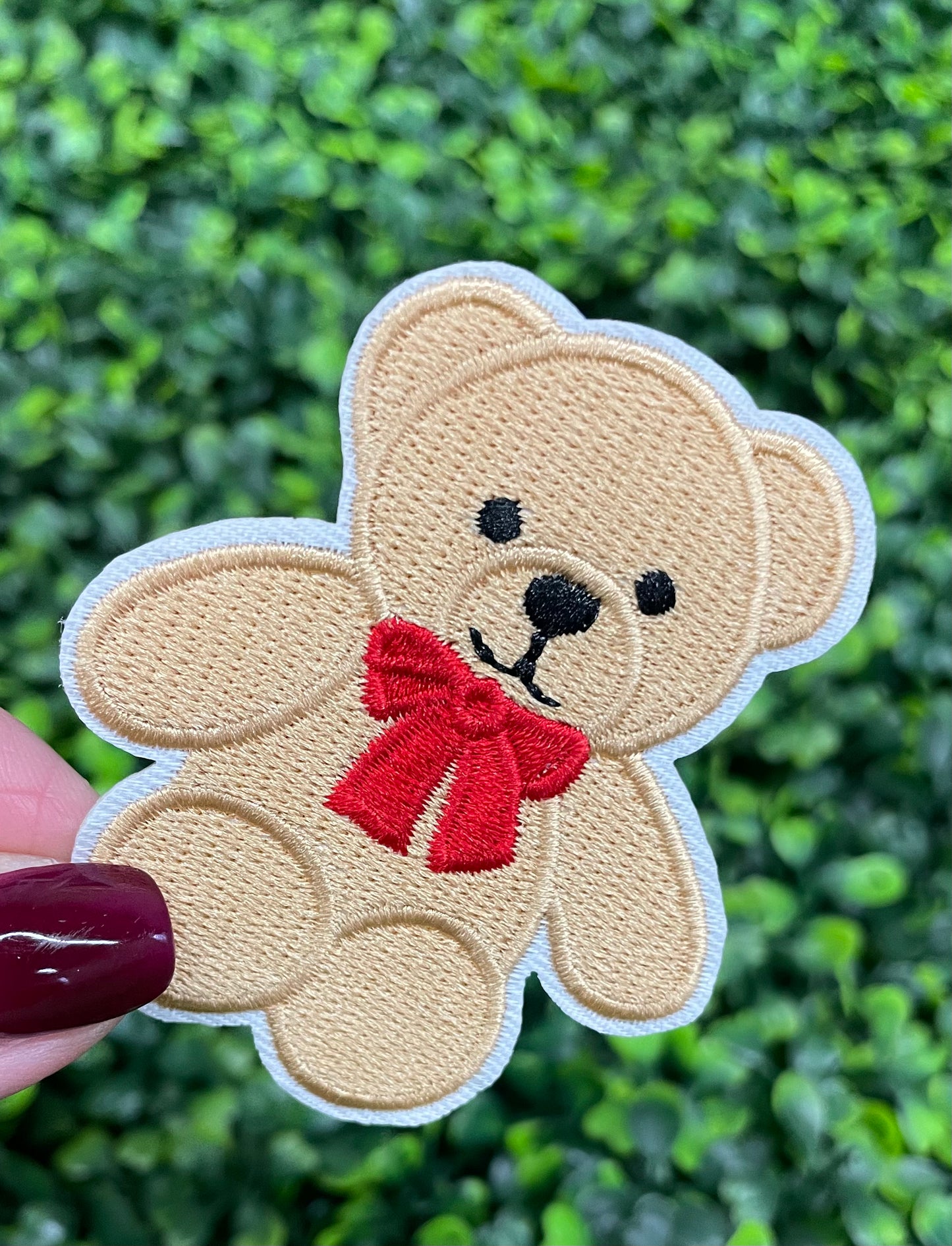 Teddy Bear Embroidered Patch