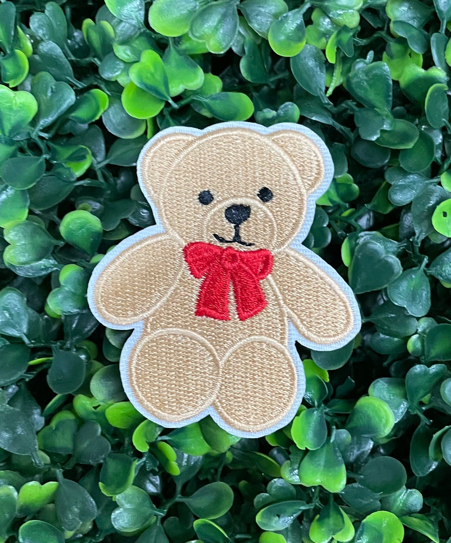 Teddy Bear Embroidered Patch