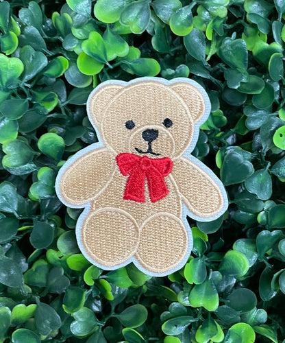Teddy Bear Embroidered Patch