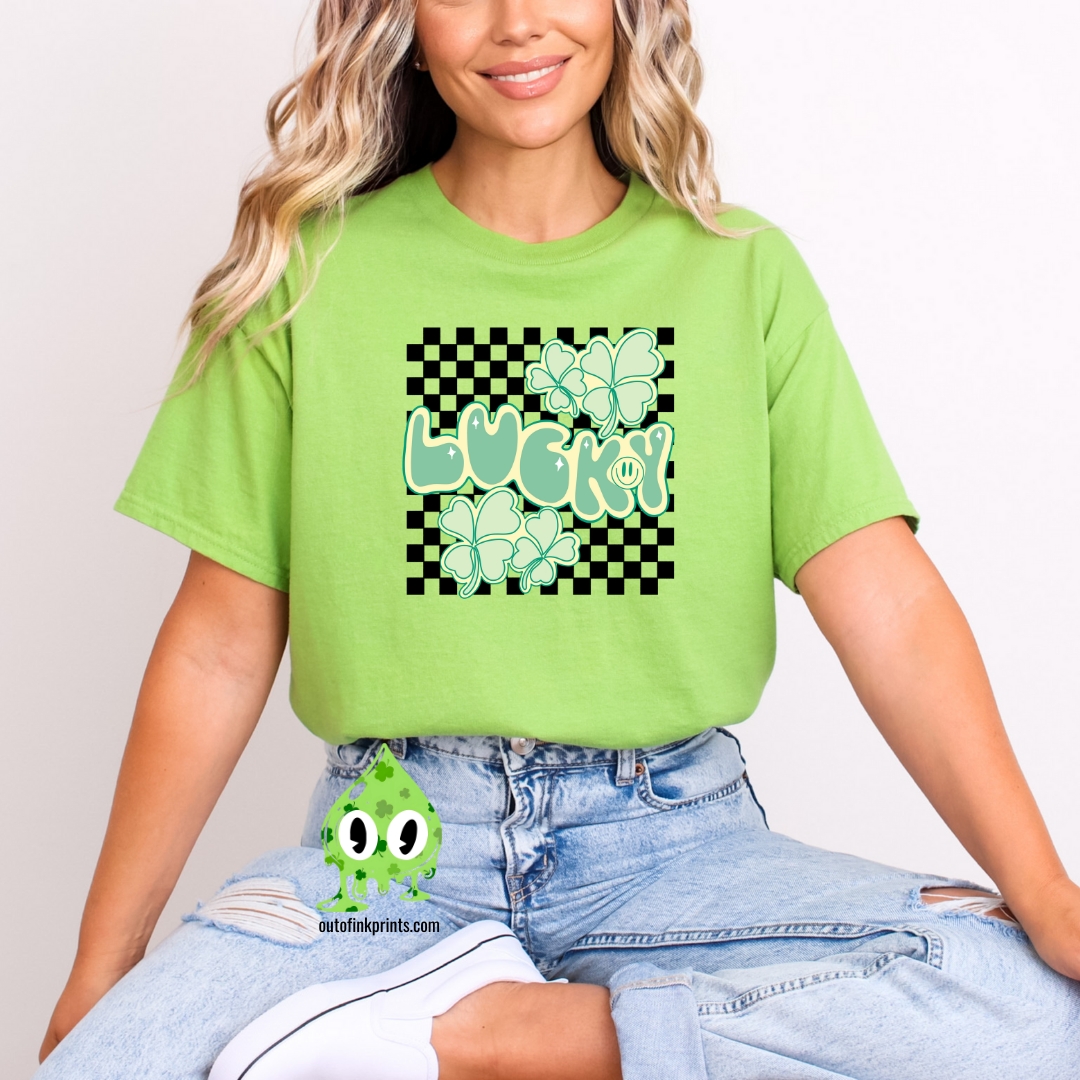 Lucky Checkered T-shirt