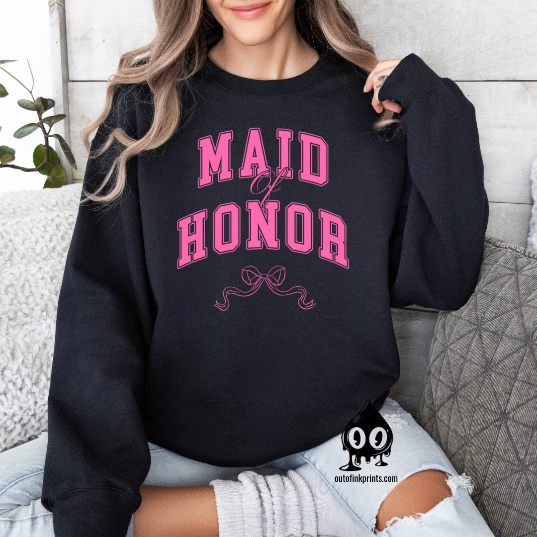 Maid of Honor Bow Sweatshirt