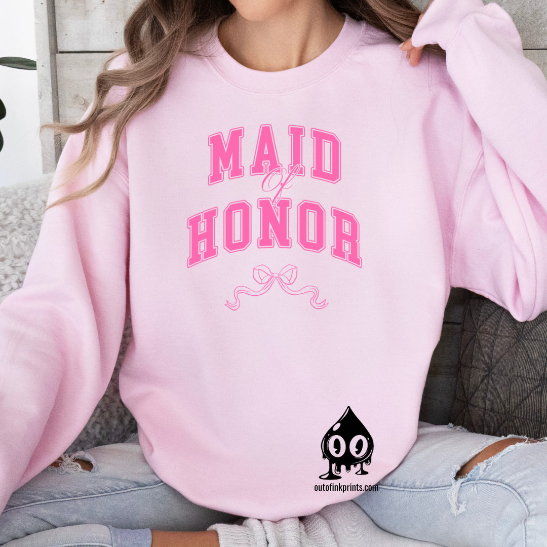Maid of Honor Bow Sweatshirt