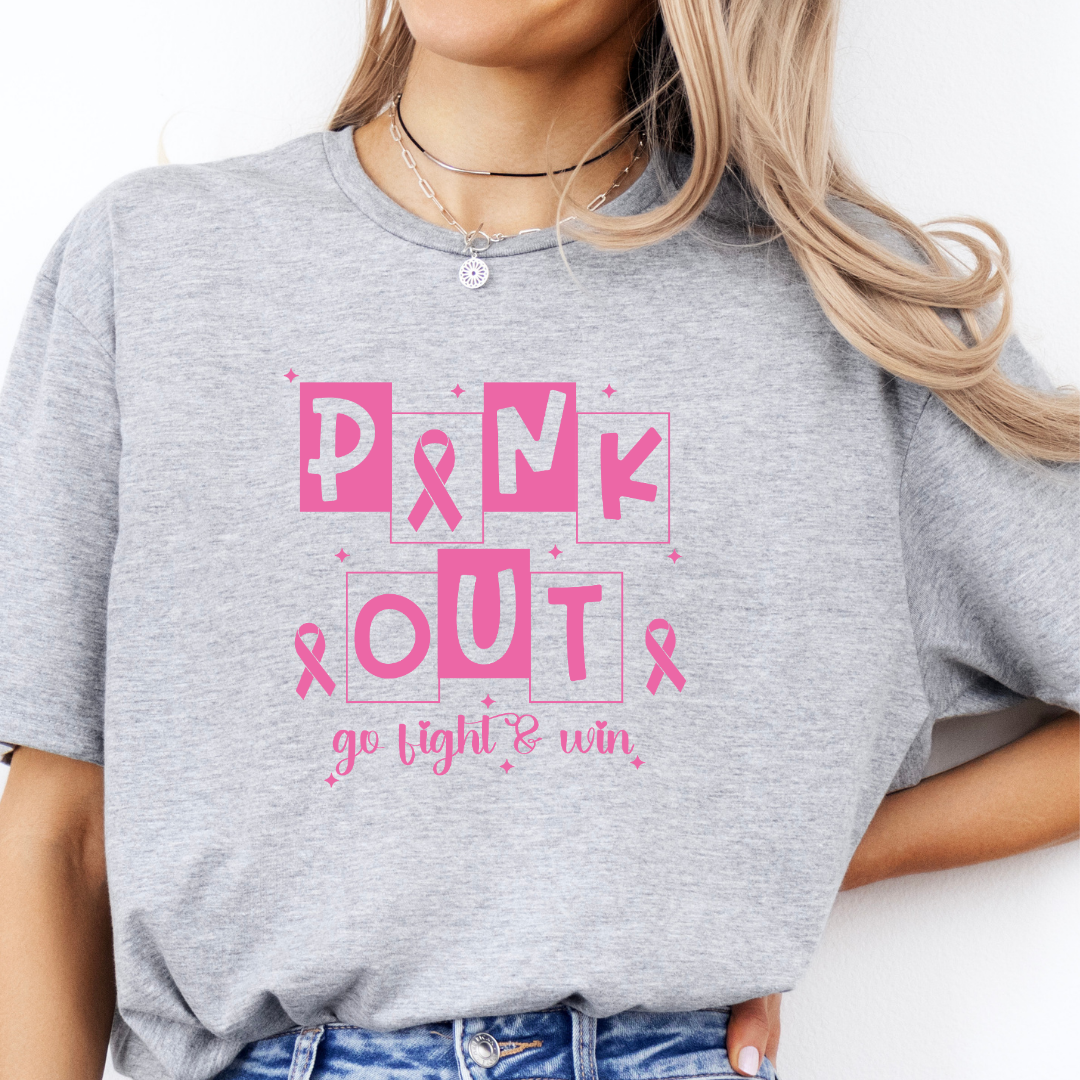 'Pink Out' Breast Cancer Awareness T-Shirt