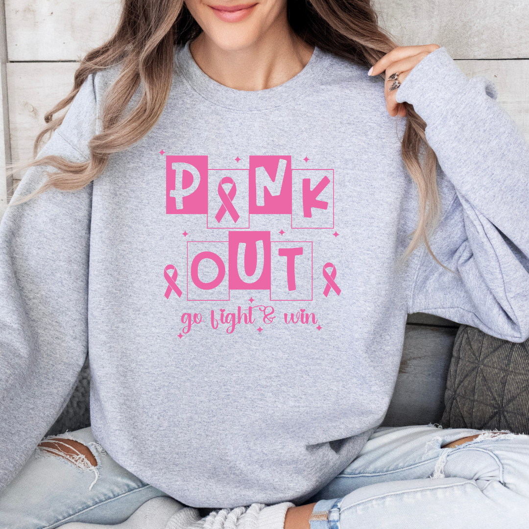 Pink Out Breast Cancer Awareness Sweatshirt