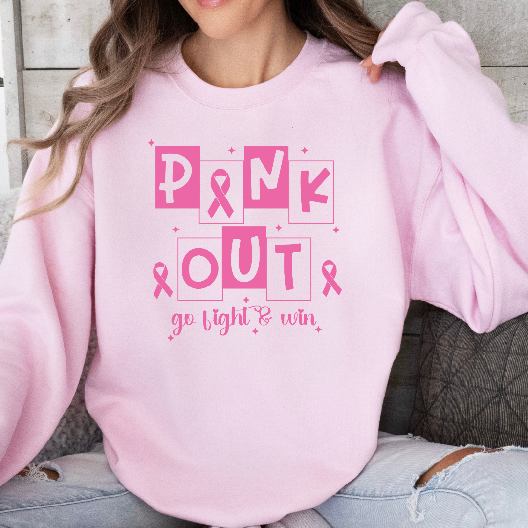 Pink Out Breast Cancer Awareness Sweatshirt