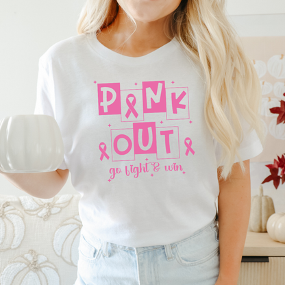 'Pink Out' Breast Cancer Awareness T-Shirt