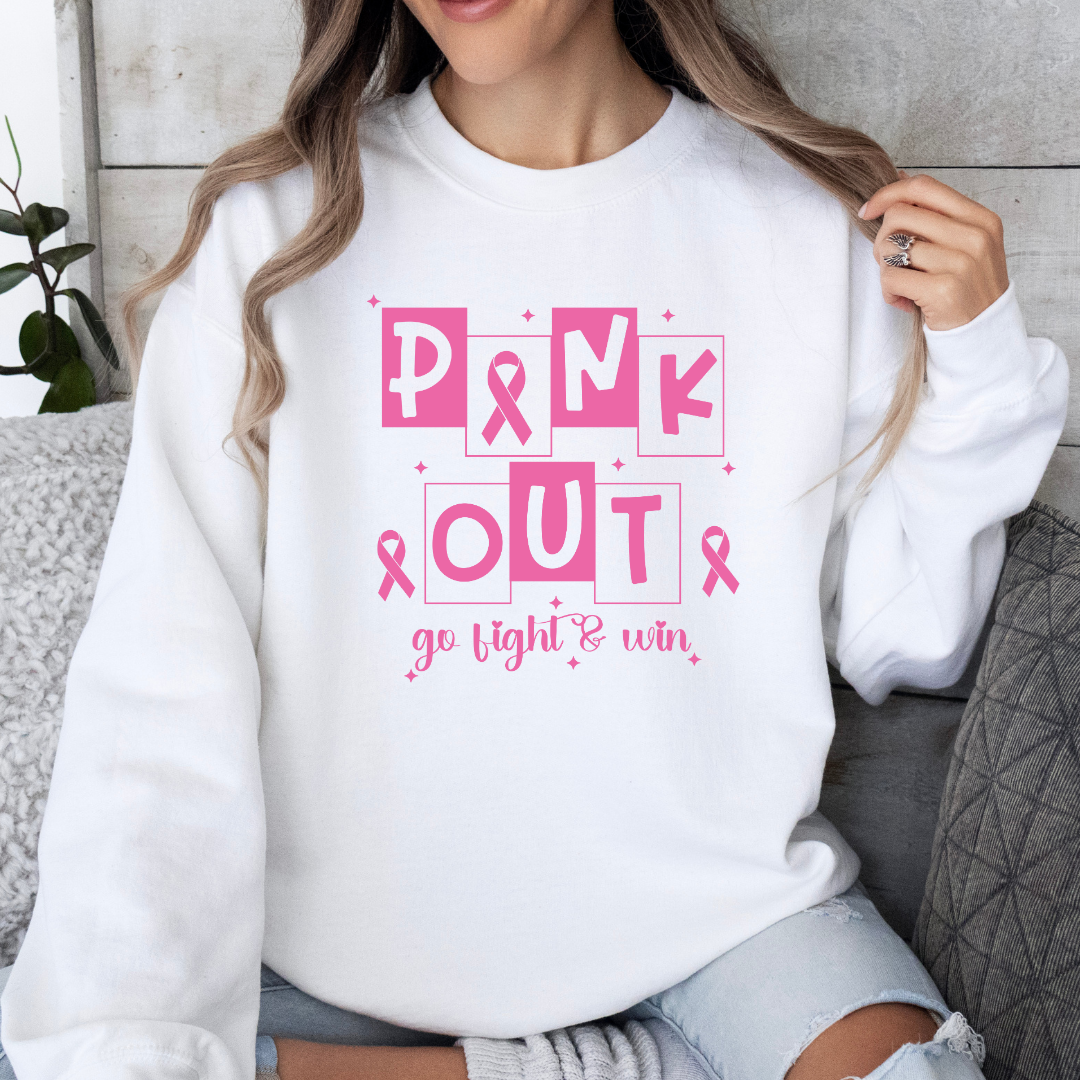 Pink Out Breast Cancer Awareness Sweatshirt