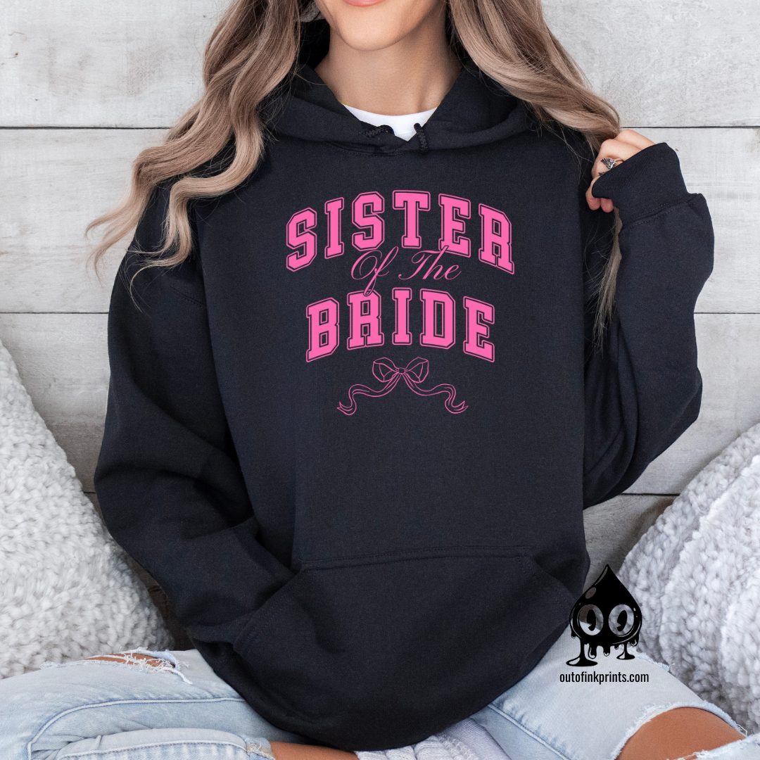 Sister of the Bride Bow Hoodie