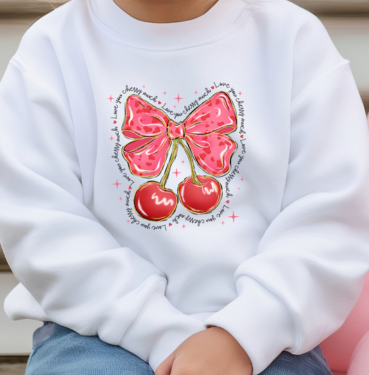 I Love You Cherry Much Sweet Cherry Sweatshirt