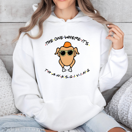 The One Where It's Thanksgiving Turkey Hoodie