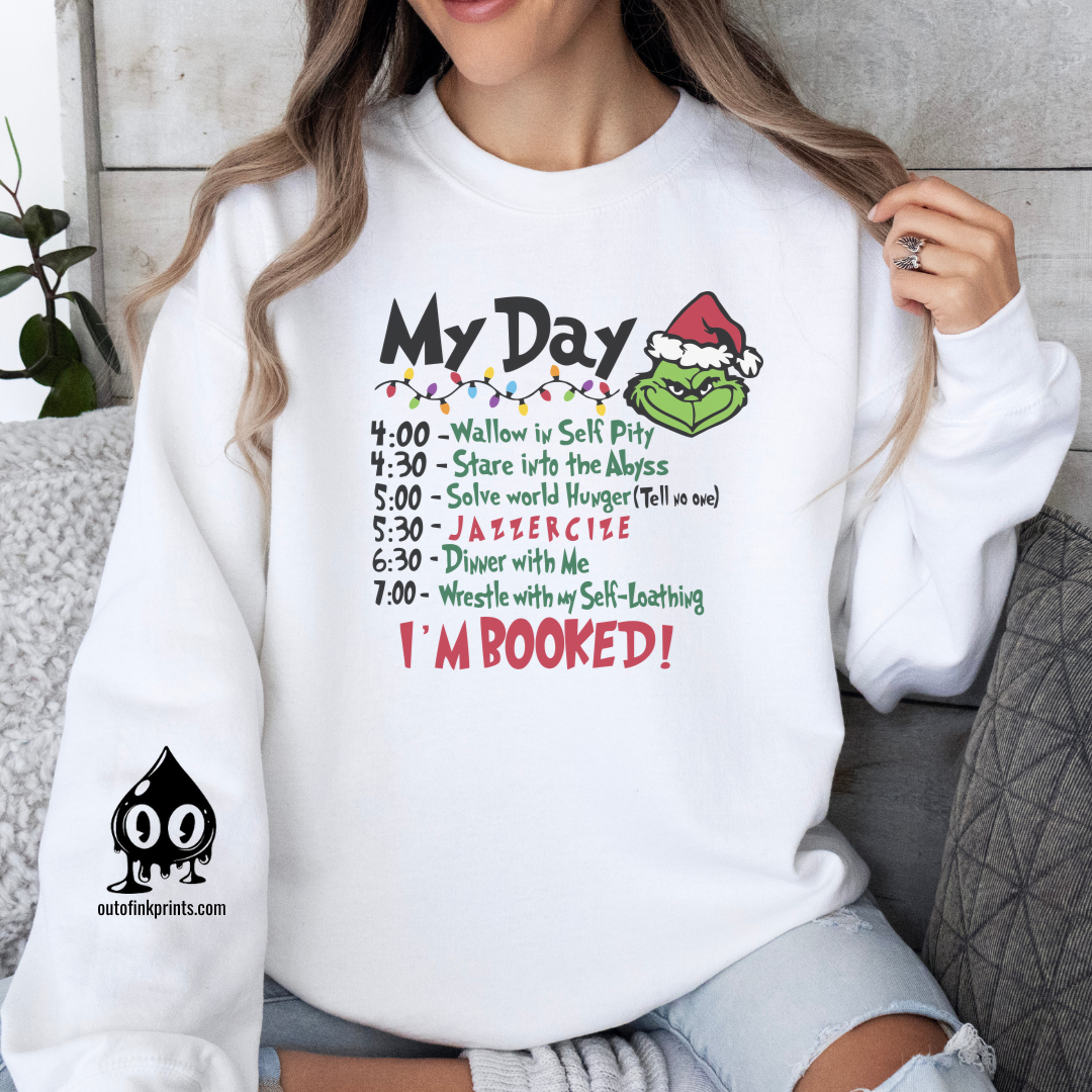 The Grinch Christmas Schedule Sweatshirt