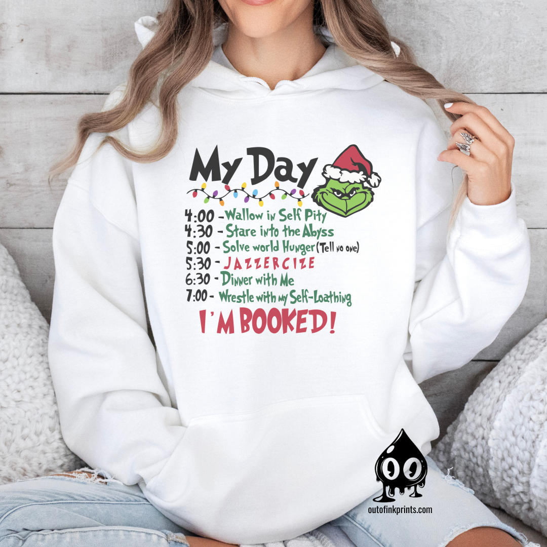 The Grinchy Christmas Schedule Hoodie