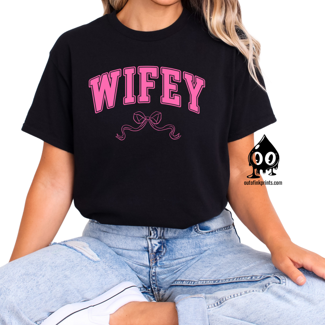 Wifey Bow T-Shirt