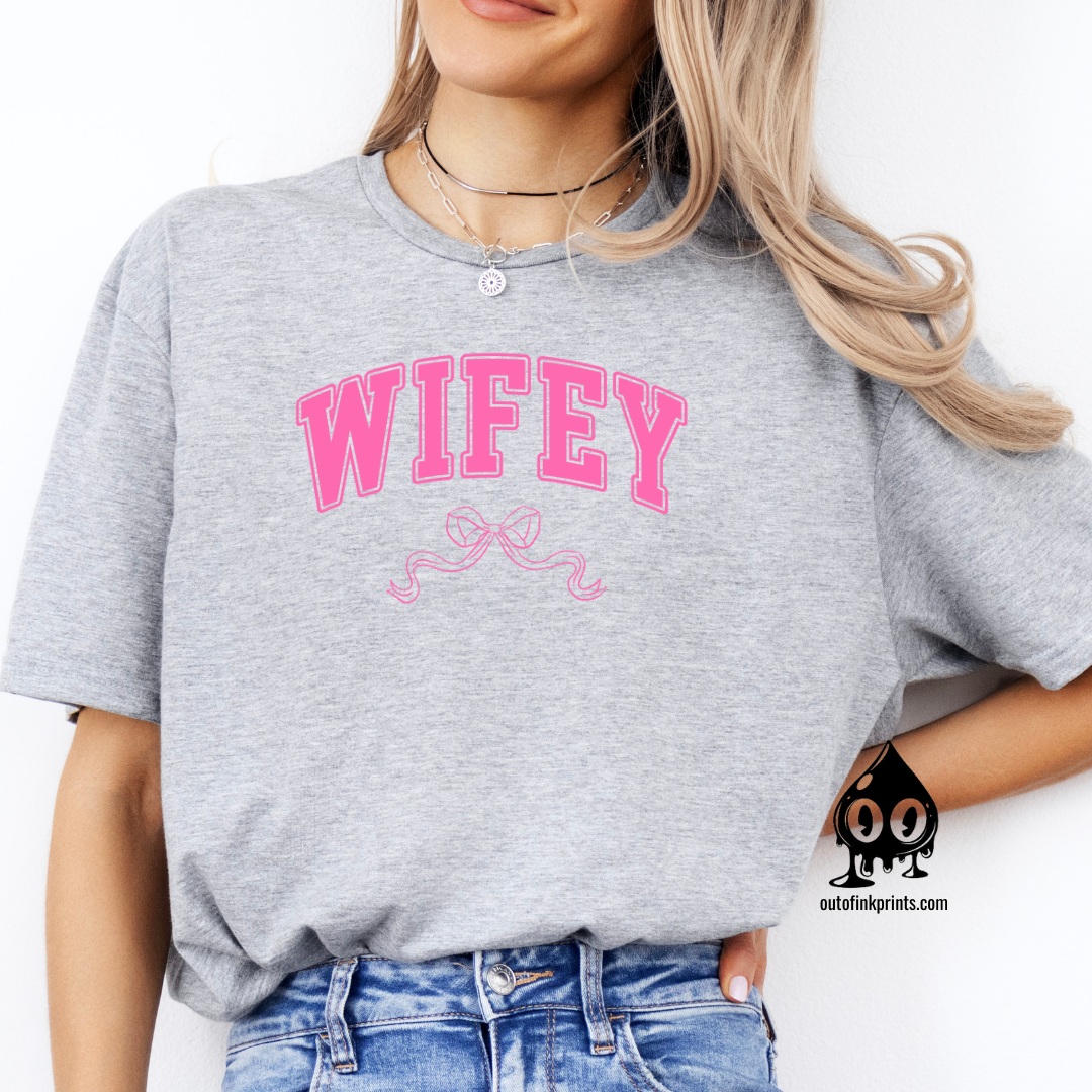 Wifey Bow T-Shirt