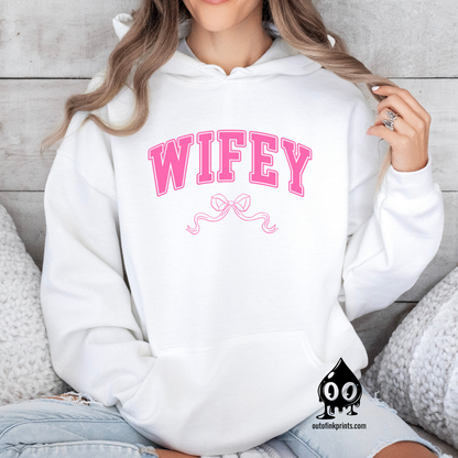 Wifey Bow Hoodie
